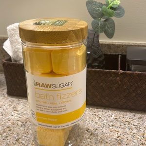 Raw Sugar “Lemon Sugar” Bath Fizzers